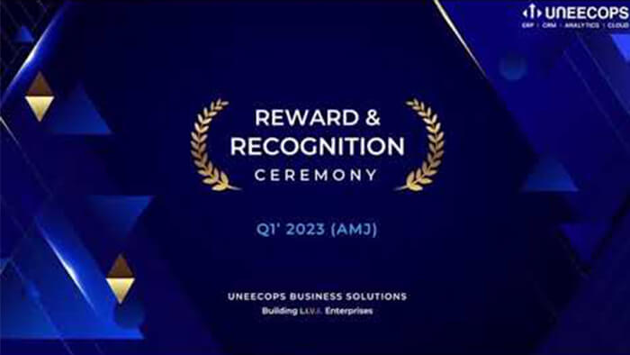 Q1 Reward & Recognition Ceremony at Uneecops